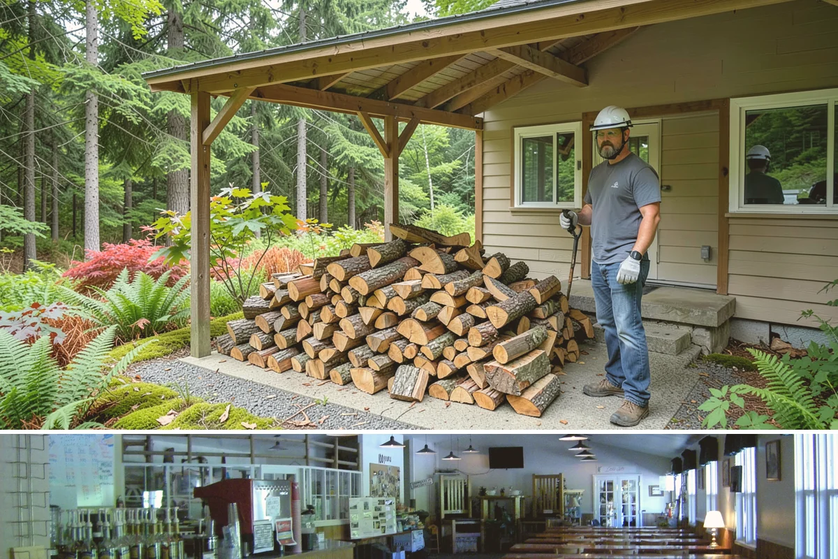 Fully Seasoned Firewood in Black Diamond, King County, WA - Best secured in early fall before heating-season demand tightens supply of fully cured stock.