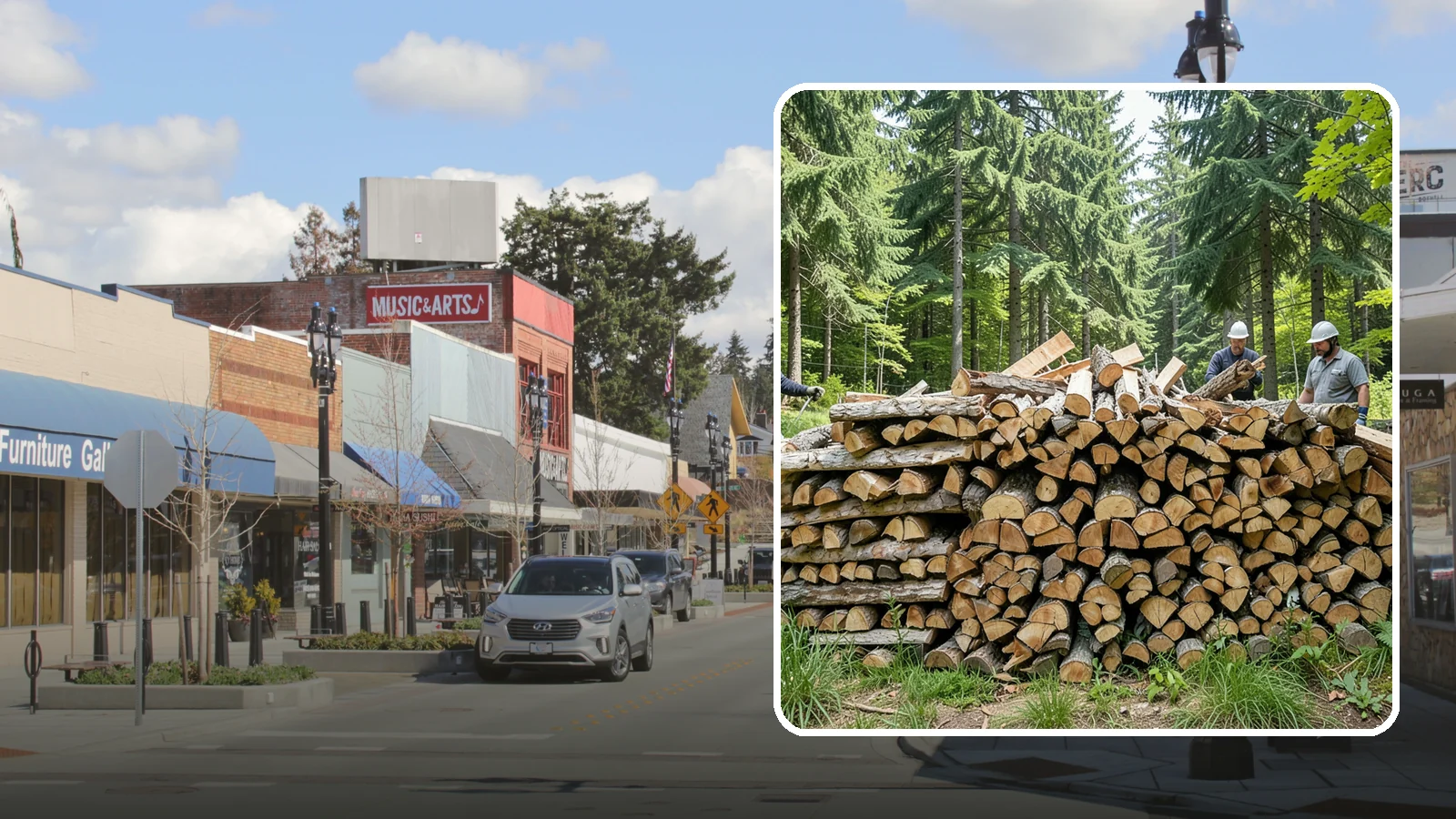 Fully Seasoned Firewood in Bothell, King County, WA - Long-cured firewood that is ready to load into your stove or fireplace right away.