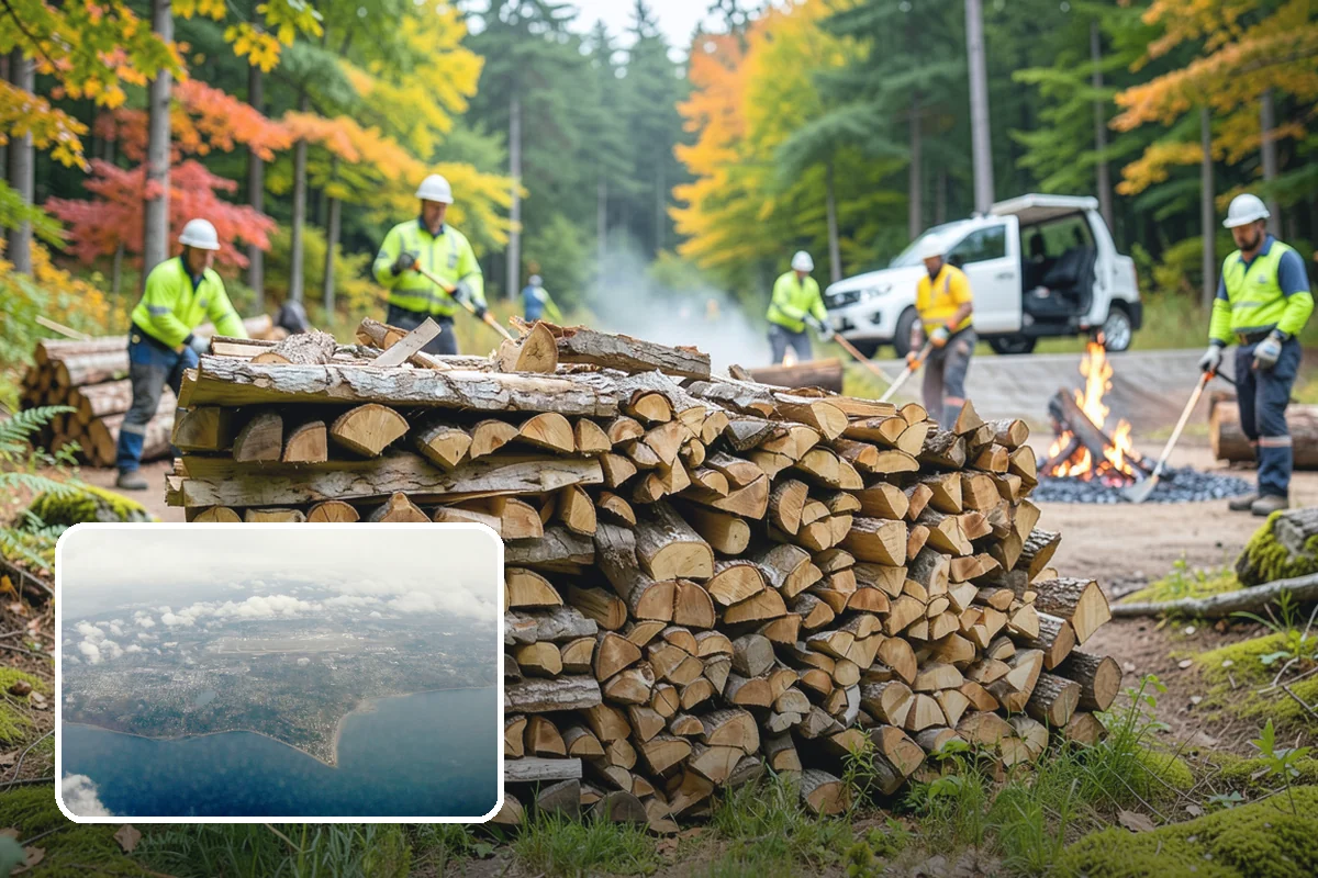 Fully Seasoned Firewood in Burien, King County, WA - Ready to burn on delivery day