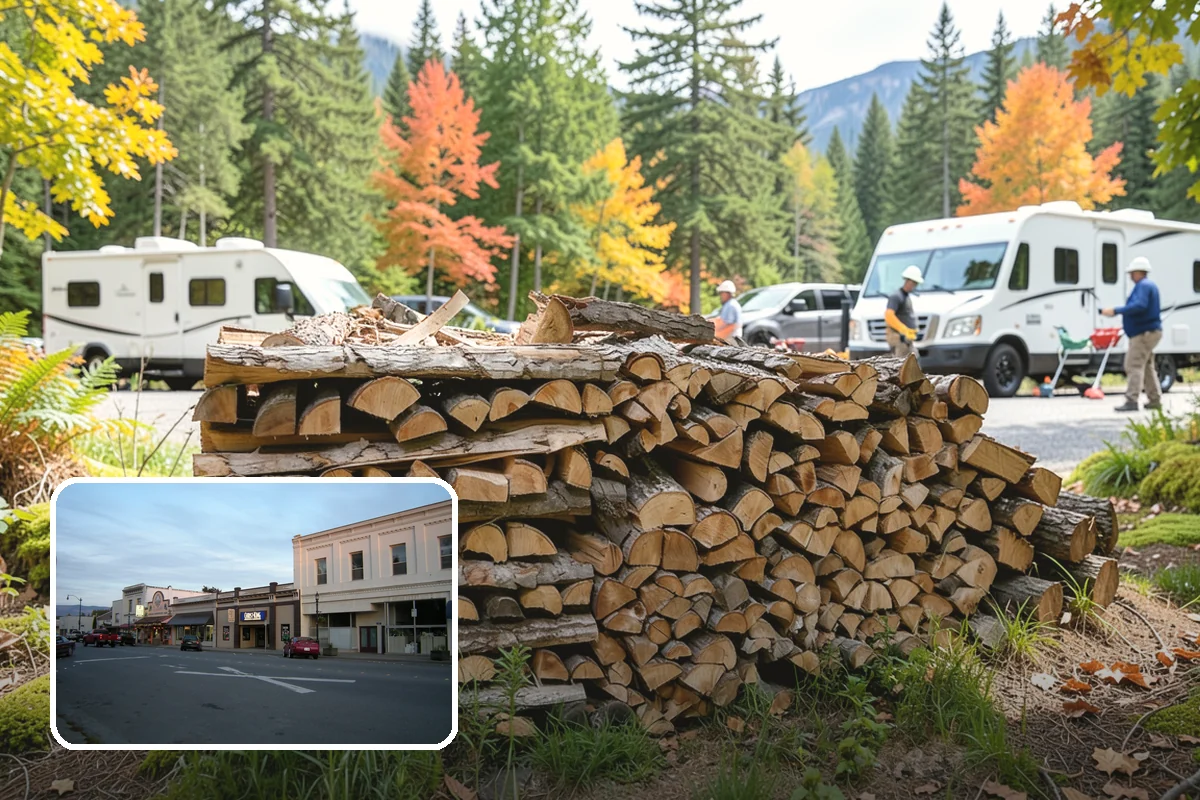 Fully Seasoned Firewood in Burlington, Skagit County, WA - Ready to burn on delivery day