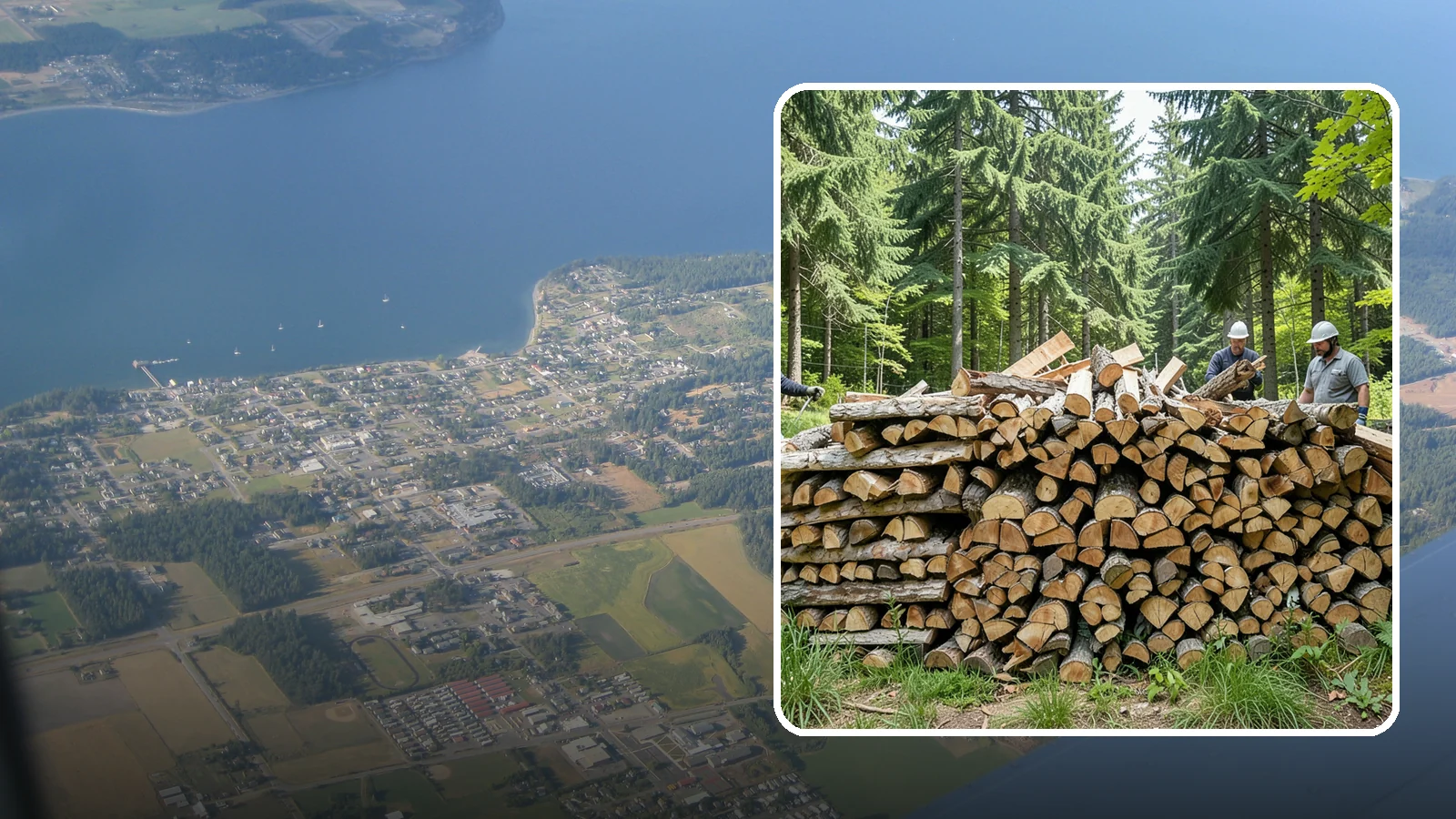 Fully Seasoned Firewood in Coupeville, Island County, WA - Long-cured firewood that is ready to load into your stove or fireplace right away.
