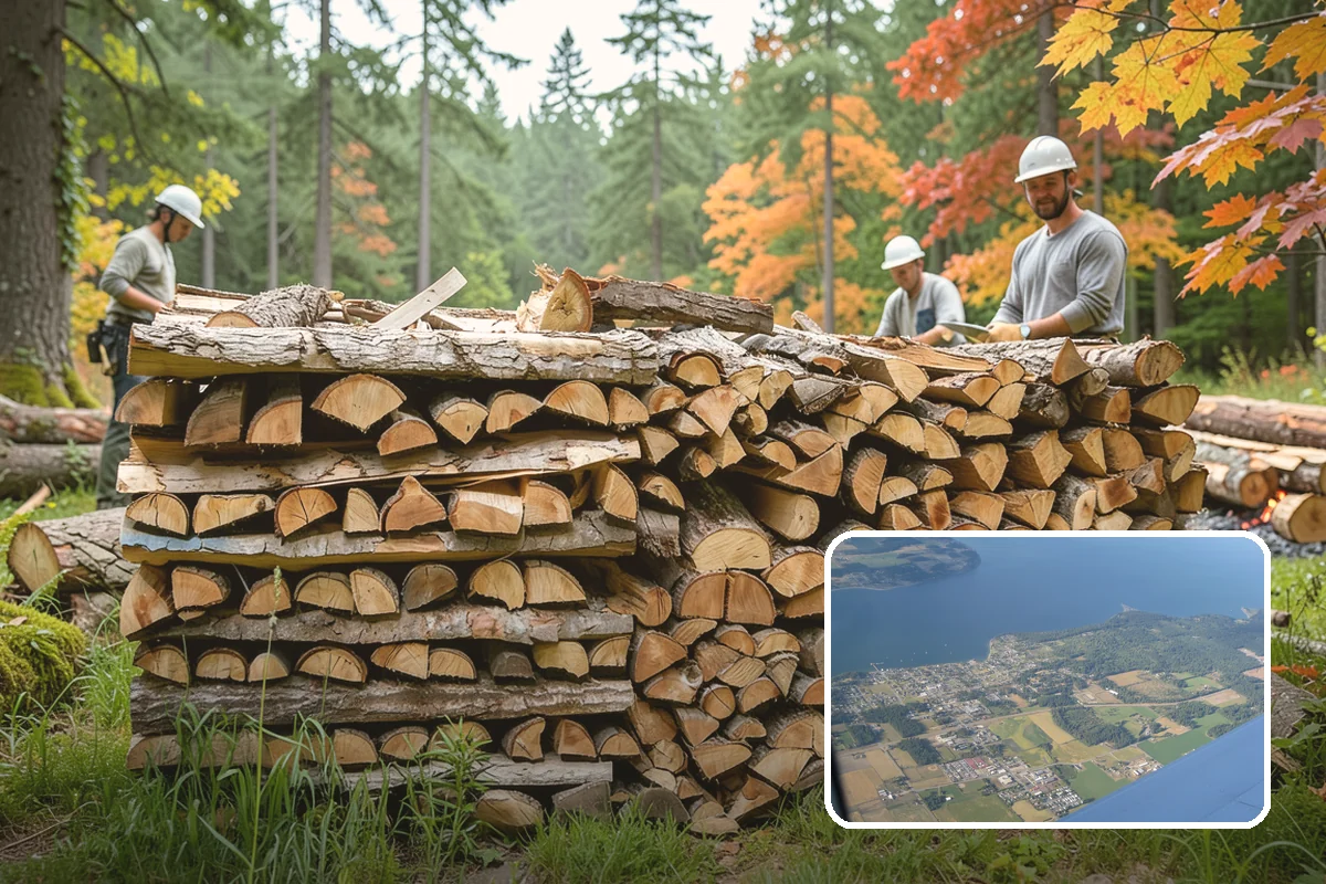 Fully Seasoned Firewood in Coupeville, Island County, WA - Ready to burn on delivery day