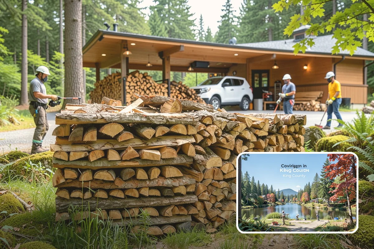 Fully Seasoned Firewood in Covington, King County, WA - Ready to burn on delivery day