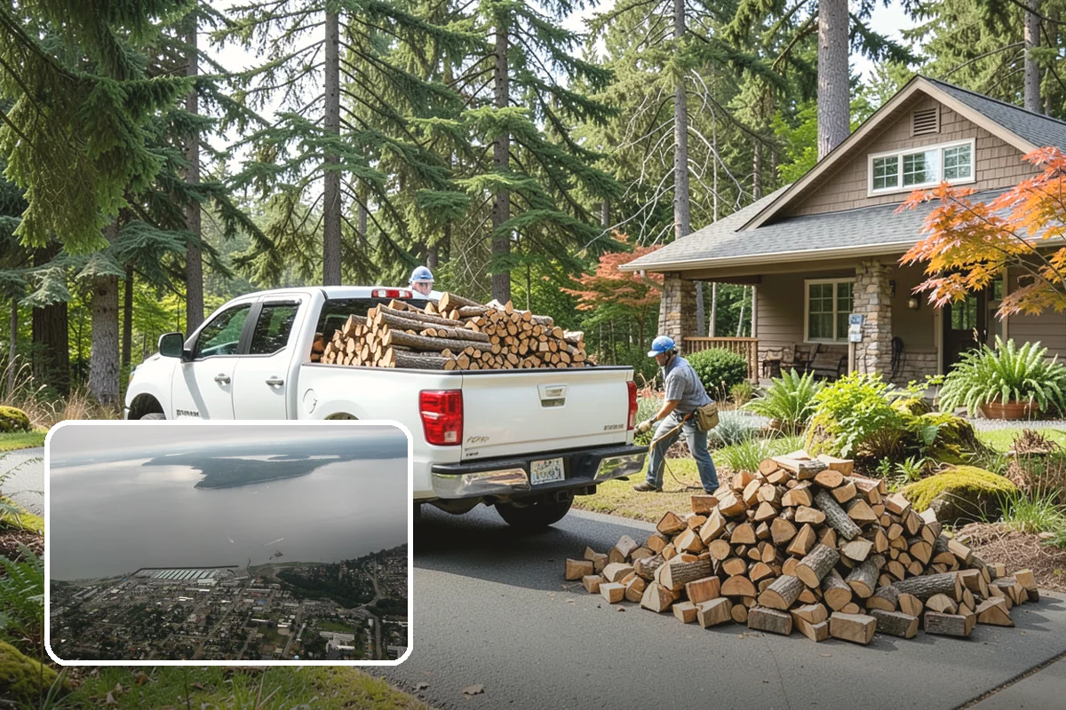 Fully Seasoned Firewood in Des Moines, King County, WA - Ready to burn on delivery day