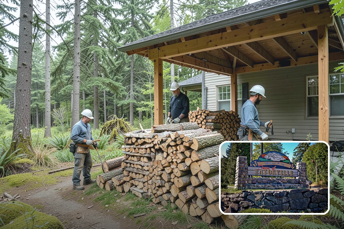 Fully Seasoned Firewood in Eatonville, Pierce County, WA - Ready to burn on delivery day
