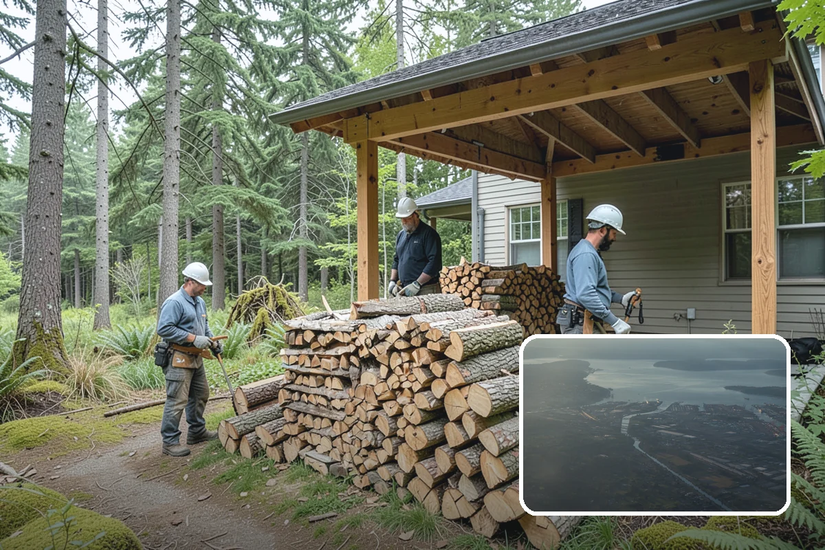 Fully Seasoned Firewood in Fife, Pierce County, WA - Ready to burn on delivery day