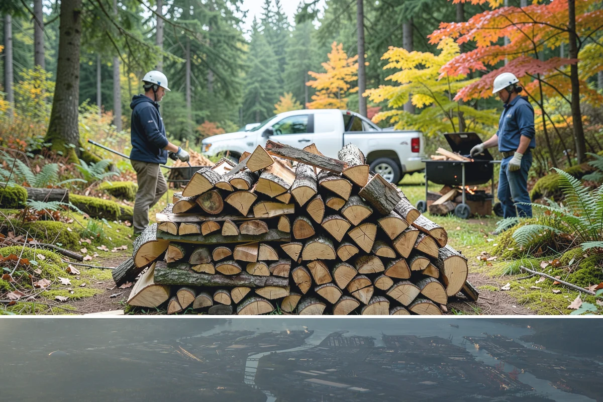 Fully Seasoned Firewood in Fife, Pierce County, WA - Best secured in early fall before heating-season demand tightens supply of fully cured stock.