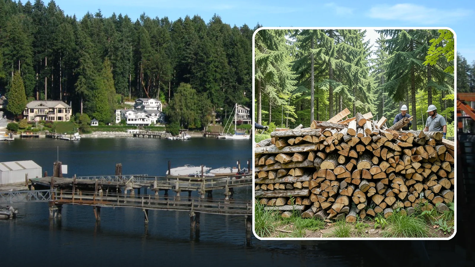 Fully Seasoned Firewood in Gig Harbor, Pierce County, WA - Long-cured firewood that is ready to load into your stove or fireplace right away.