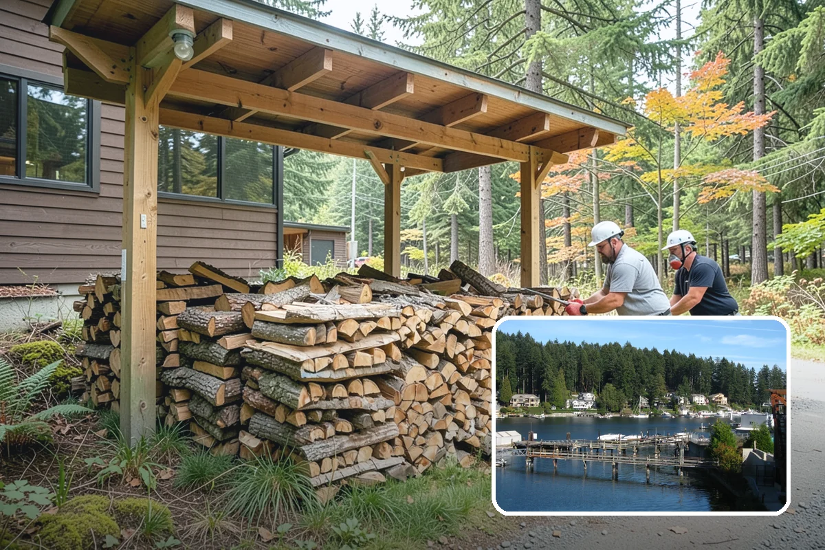 Fully Seasoned Firewood in Gig Harbor, Pierce County, WA - Ready to burn on delivery day