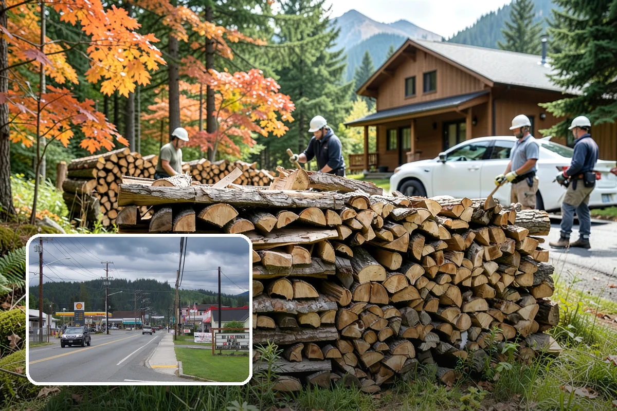 Fully Seasoned Firewood in Granite Falls, Snohomish County, WA - Ready to burn on delivery day