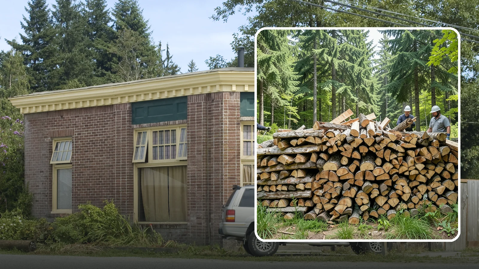 Fully Seasoned Firewood in Hamilton, Skagit County, WA - Long-cured firewood that is ready to load into your stove or fireplace right away.