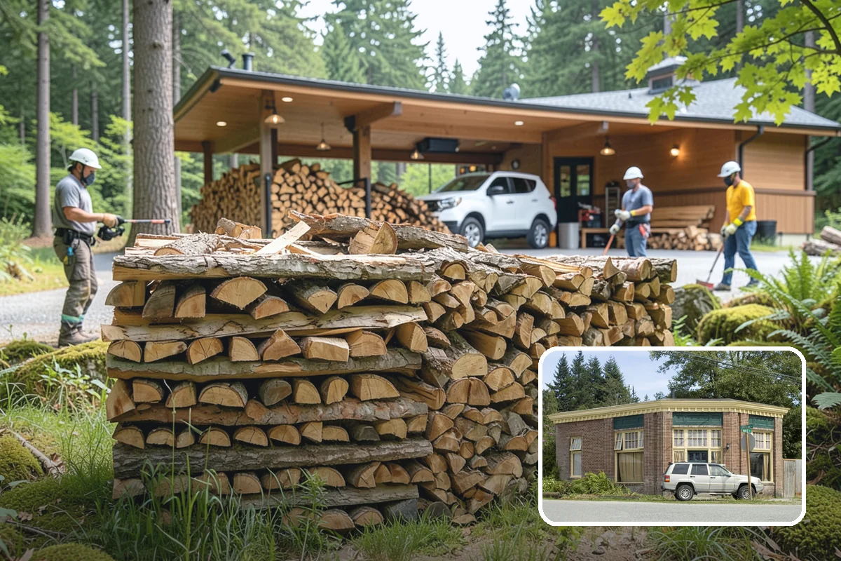 Fully Seasoned Firewood in Hamilton, Skagit County, WA - Ready to burn on delivery day