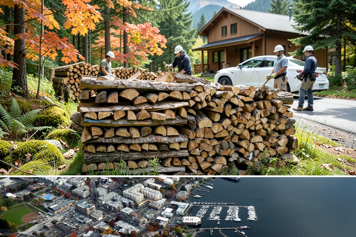 Fully Seasoned Firewood in Kirkland, King County, WA - Best secured in early fall before heating-season demand tightens supply of fully cured stock.