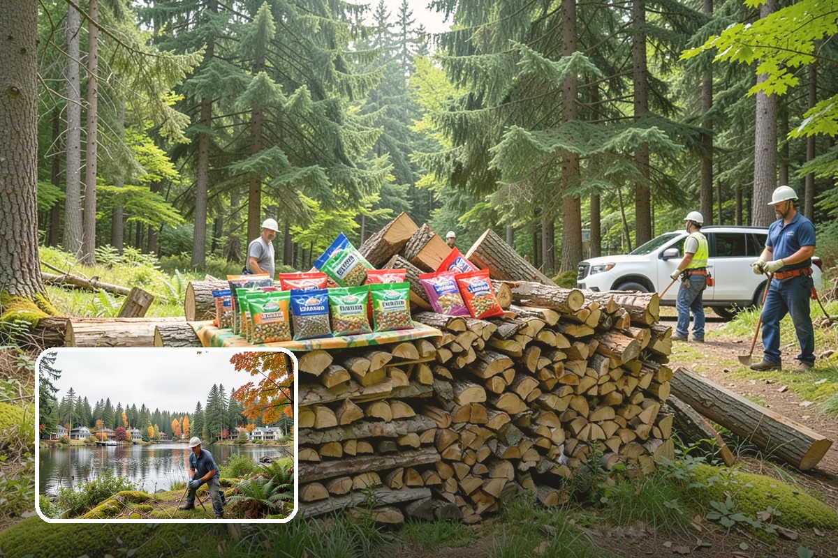 Fully Seasoned Firewood in La Conner, Skagit County, WA - Ready to burn on delivery day