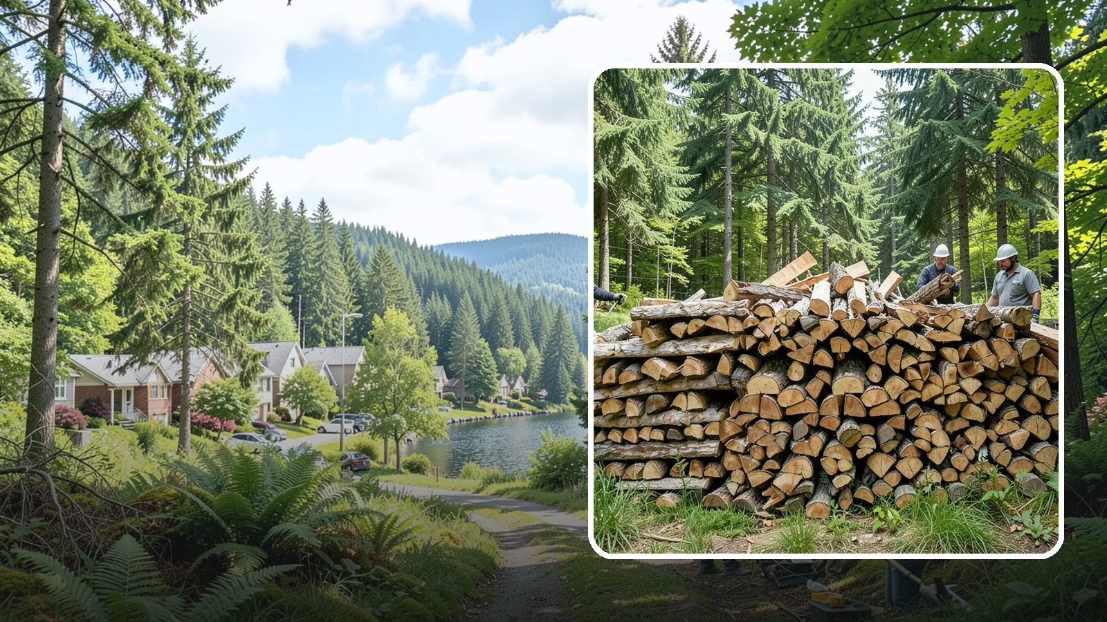 Fully Seasoned Firewood in Lake Forest Park, King County, WA - Long-cured firewood that is ready to load into your stove or fireplace right away.