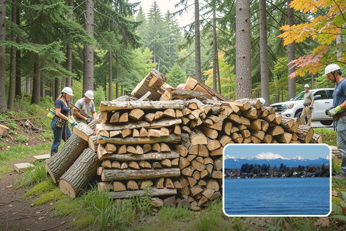 Fully Seasoned Firewood in Lake Stevens, Snohomish County, WA - Ready to burn on delivery day
