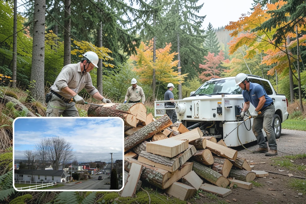 Fully Seasoned Firewood in Langley, WA - Ready to burn on delivery day