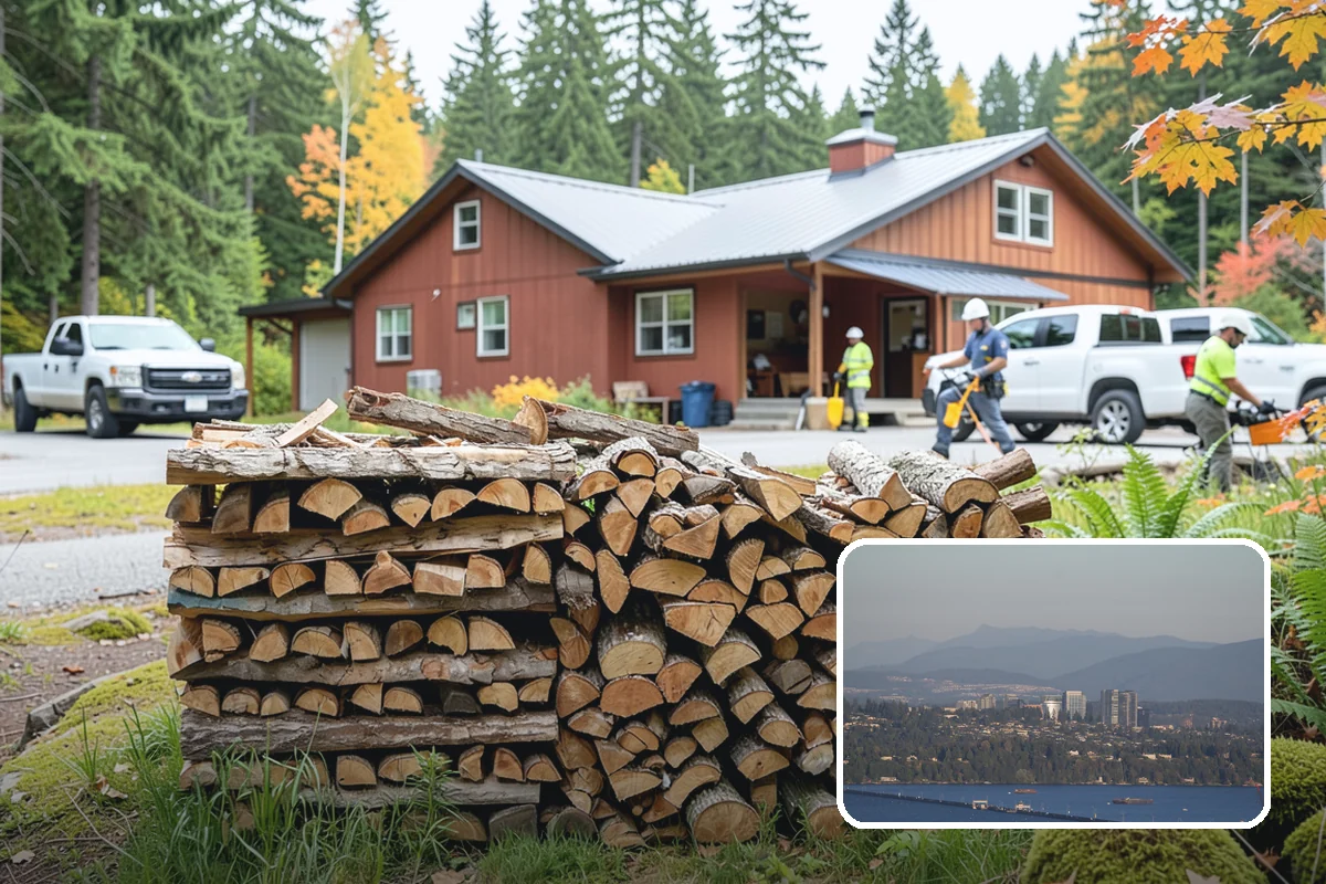 Fully Seasoned Firewood in Medina, King County, WA - Ready to burn on delivery day