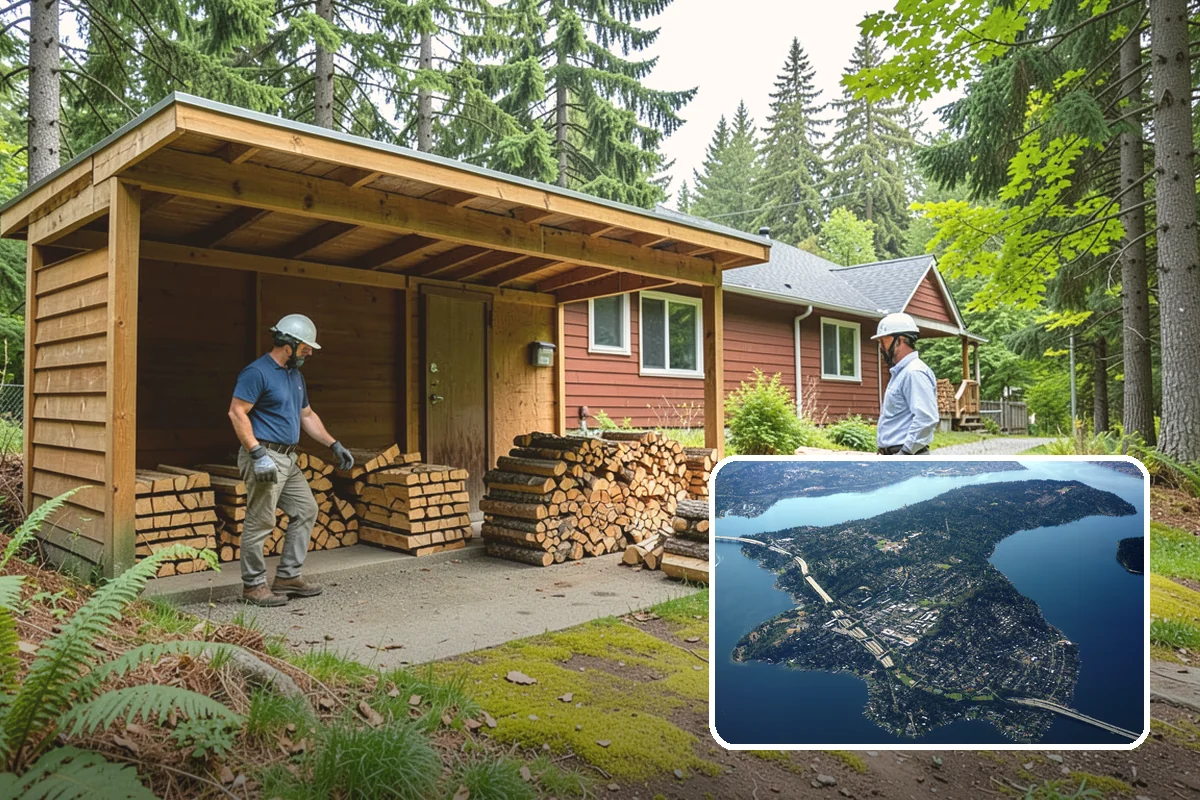 Fully Seasoned Firewood in Mercer Island, King County, WA - Ready to burn on delivery day