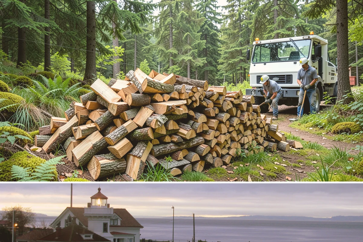 Fully Seasoned Firewood in Mukilteo, Snohomish County, WA - Best secured in early fall before heating-season demand tightens supply of fully cured stock.