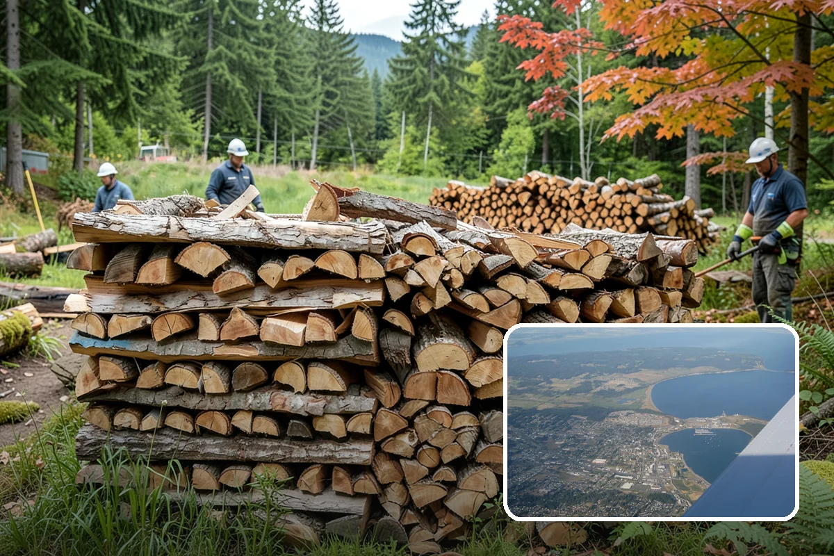 Fully Seasoned Firewood in Oak Harbor, Island County, WA - Ready to burn on delivery day