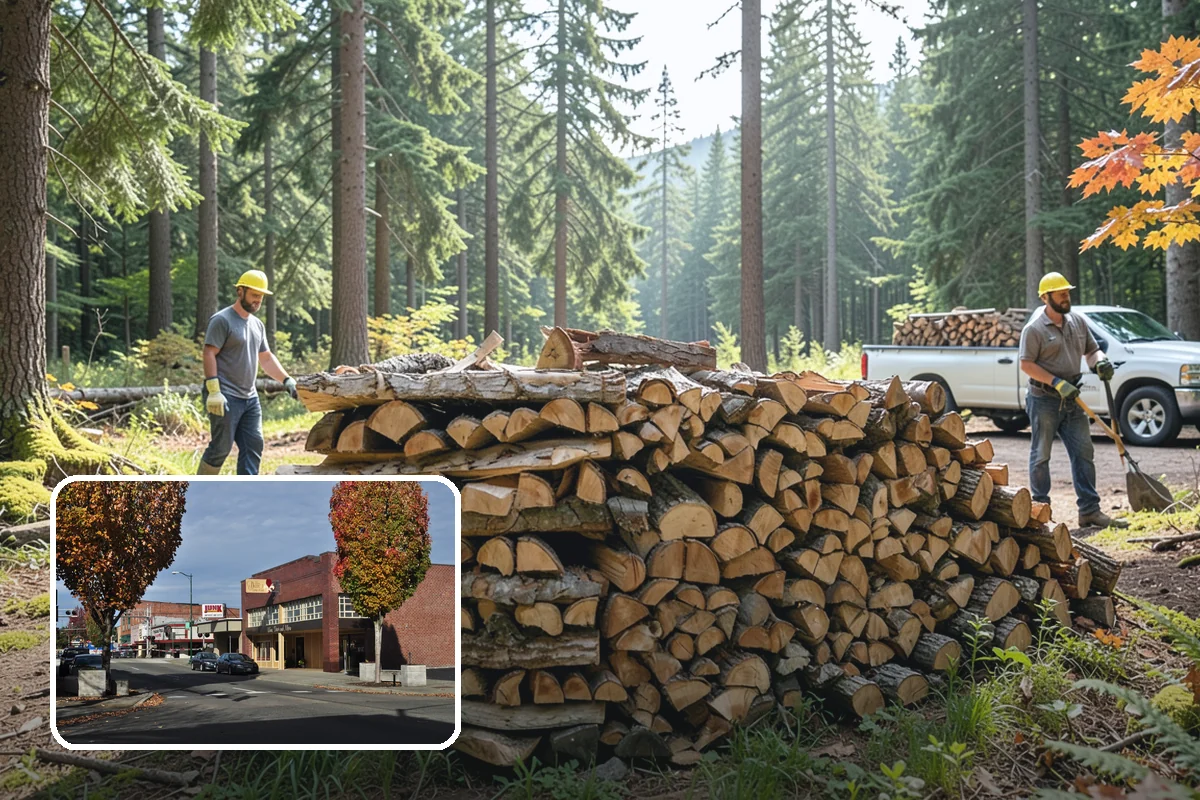 Fully Seasoned Firewood in Puyallup, Pierce County, WA - Ready to burn on delivery day