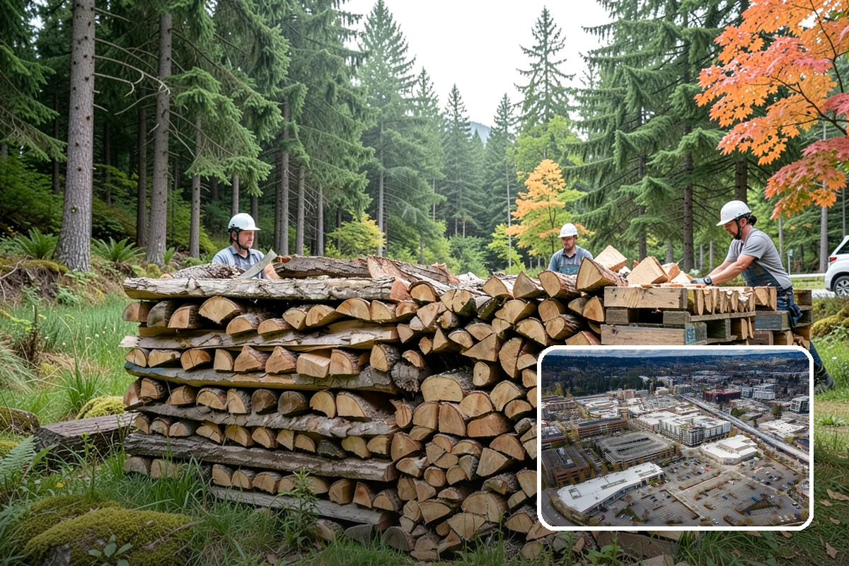 Fully Seasoned Firewood in Redmond, King County, WA - Ready to burn on delivery day