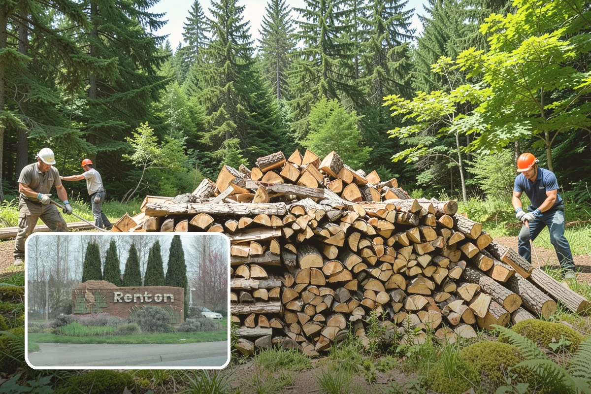 Fully Seasoned Firewood in Renton, King County, WA - Ready to burn on delivery day