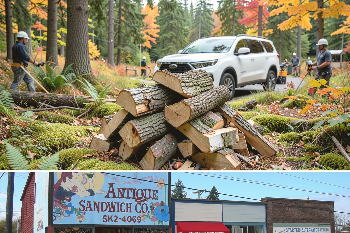 Fully Seasoned Firewood in Ruston, Pierce County, WA - Best secured in early fall before heating-season demand tightens supply of fully cured stock.