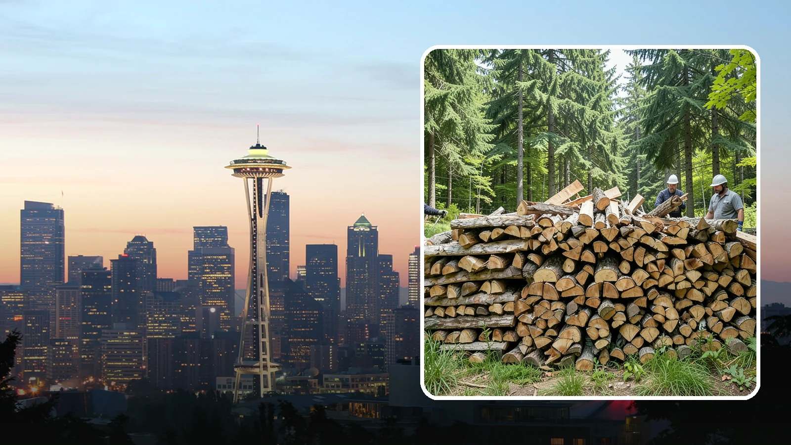 Fully Seasoned Firewood in Seattle, King County, WA - Long-cured firewood that is ready to load into your stove or fireplace right away.