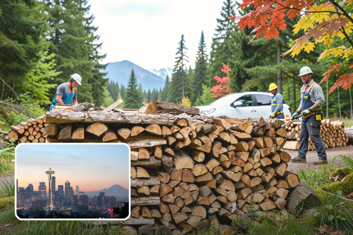 Fully Seasoned Firewood in Seattle, King County, WA - Ready to burn on delivery day