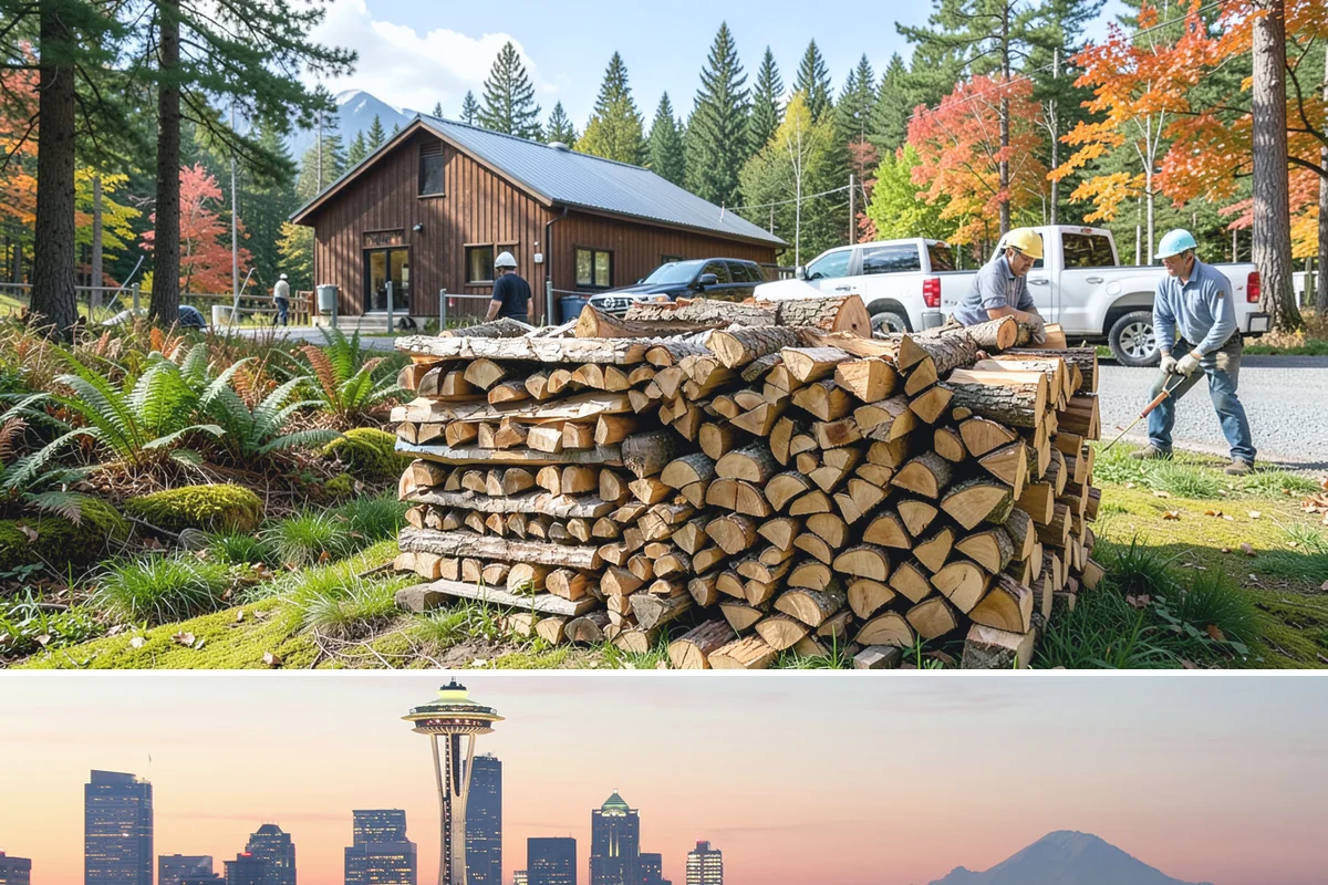 Fully Seasoned Firewood in Seattle, King County, WA - Best secured in early fall before heating-season demand tightens supply of fully cured stock.