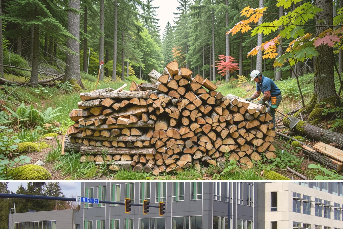 Fully Seasoned Firewood in Shoreline, King County, WA - Best secured in early fall before heating-season demand tightens supply of fully cured stock.