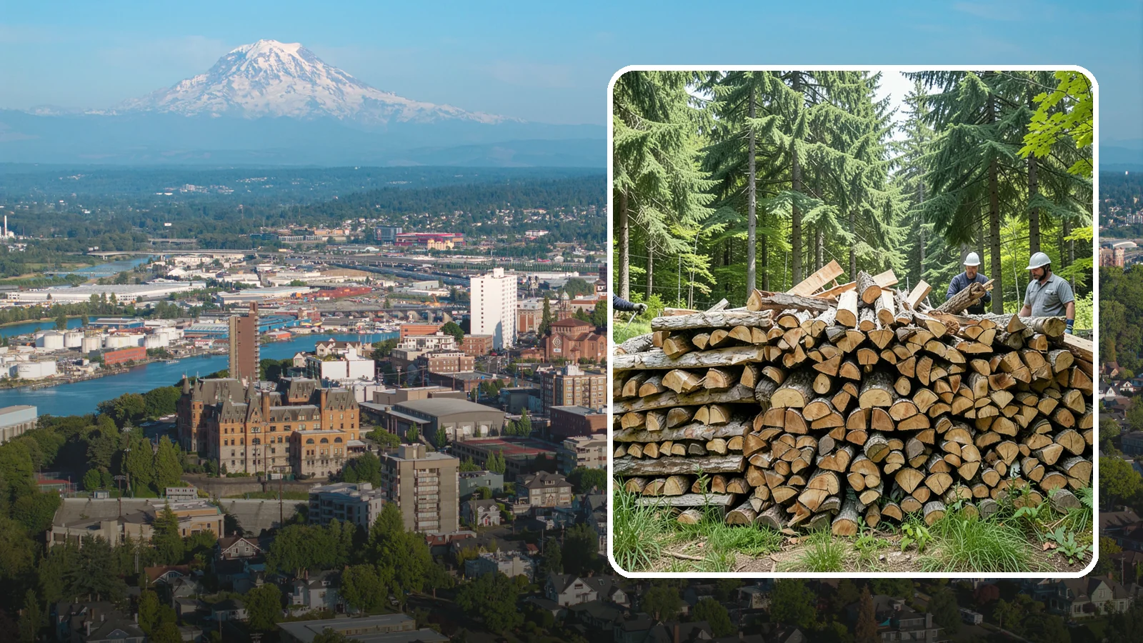 Fully Seasoned Firewood in Tacoma, Pierce County, WA - Long-cured firewood that is ready to load into your stove or fireplace right away.