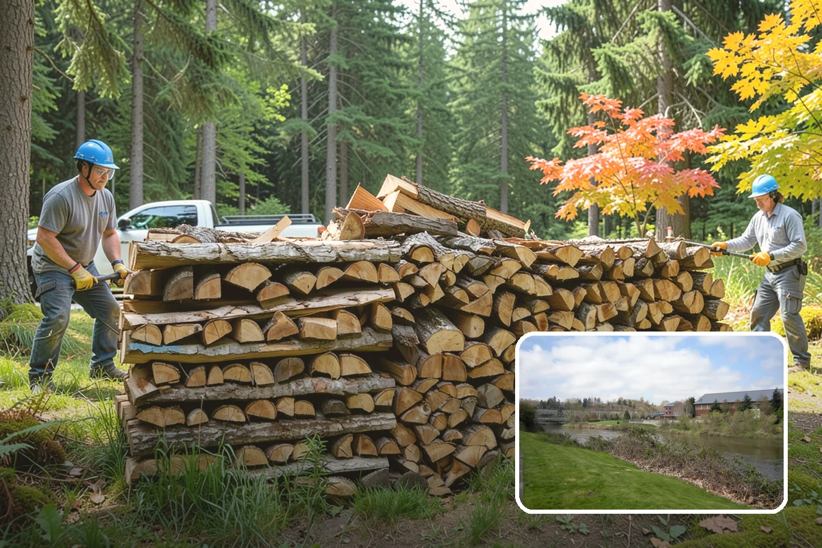 Fully Seasoned Firewood in Tukwila, King County, WA - Ready to burn on delivery day