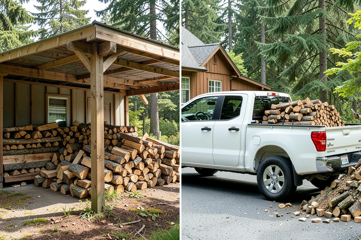 Garage Delivery in Arlington, Snohomish County, WA - Clear a landing spot in the garage
