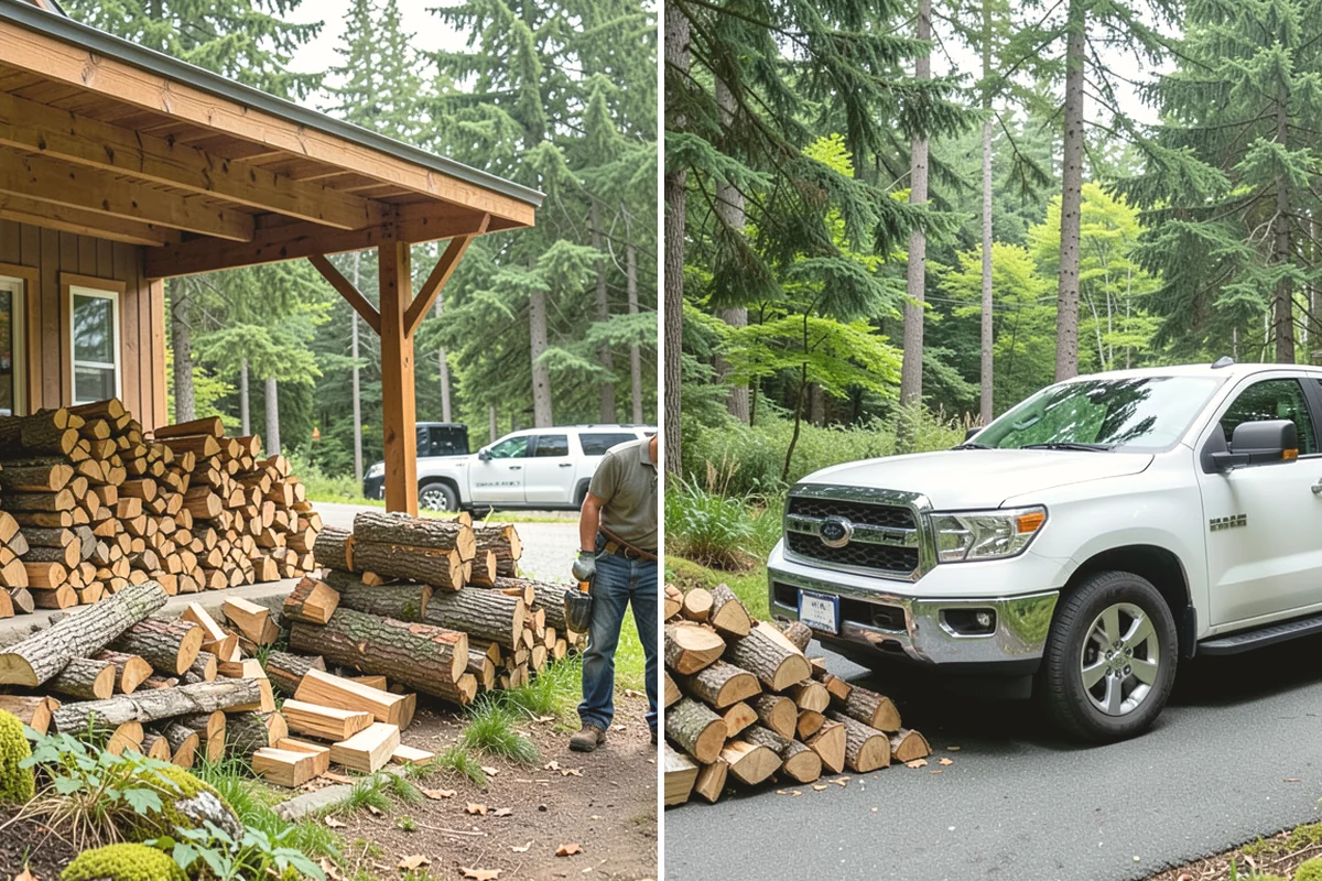 Garage Delivery in Black Diamond, King County, WA - Clear a landing spot in the garage