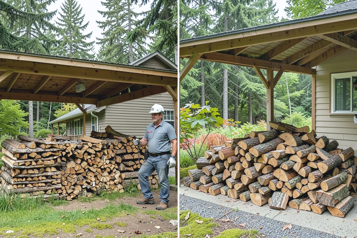 Garage Delivery in Bonney Lake, Pierce County, WA - Clear a landing spot in the garage