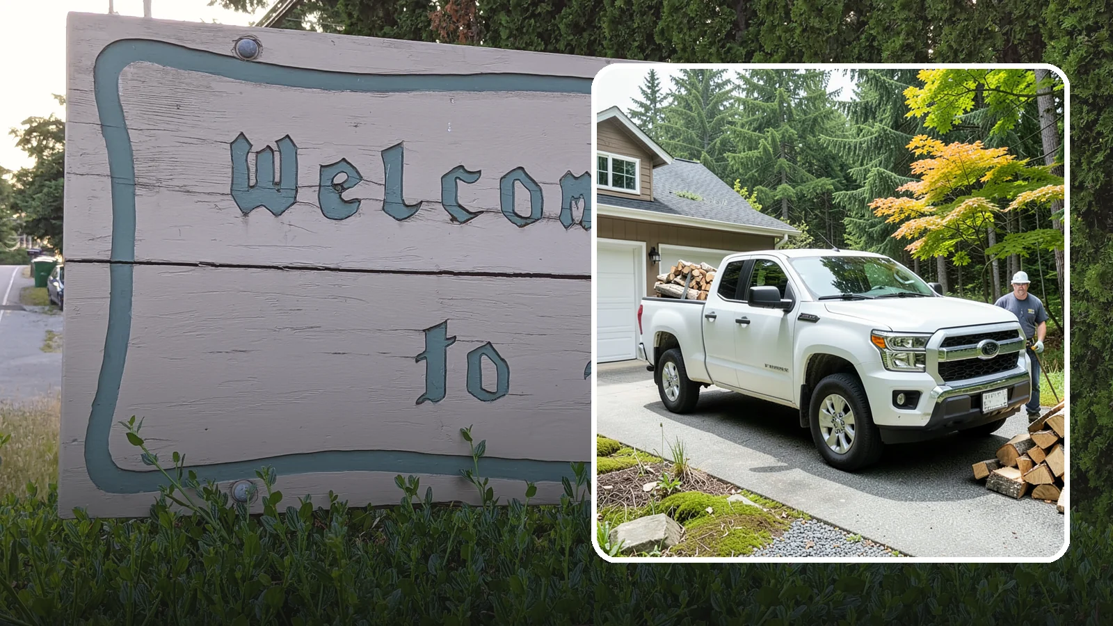 Garage Delivery in Brier, Snohomish County, WA - Firewood delivered directly into your garage to keep it dry and close at hand.