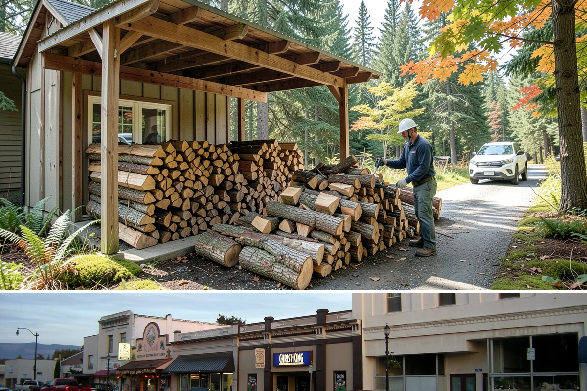 Garage Delivery in Burlington, Skagit County, WA - A favorite through the rainy fall and winter months when dry storage matters most.