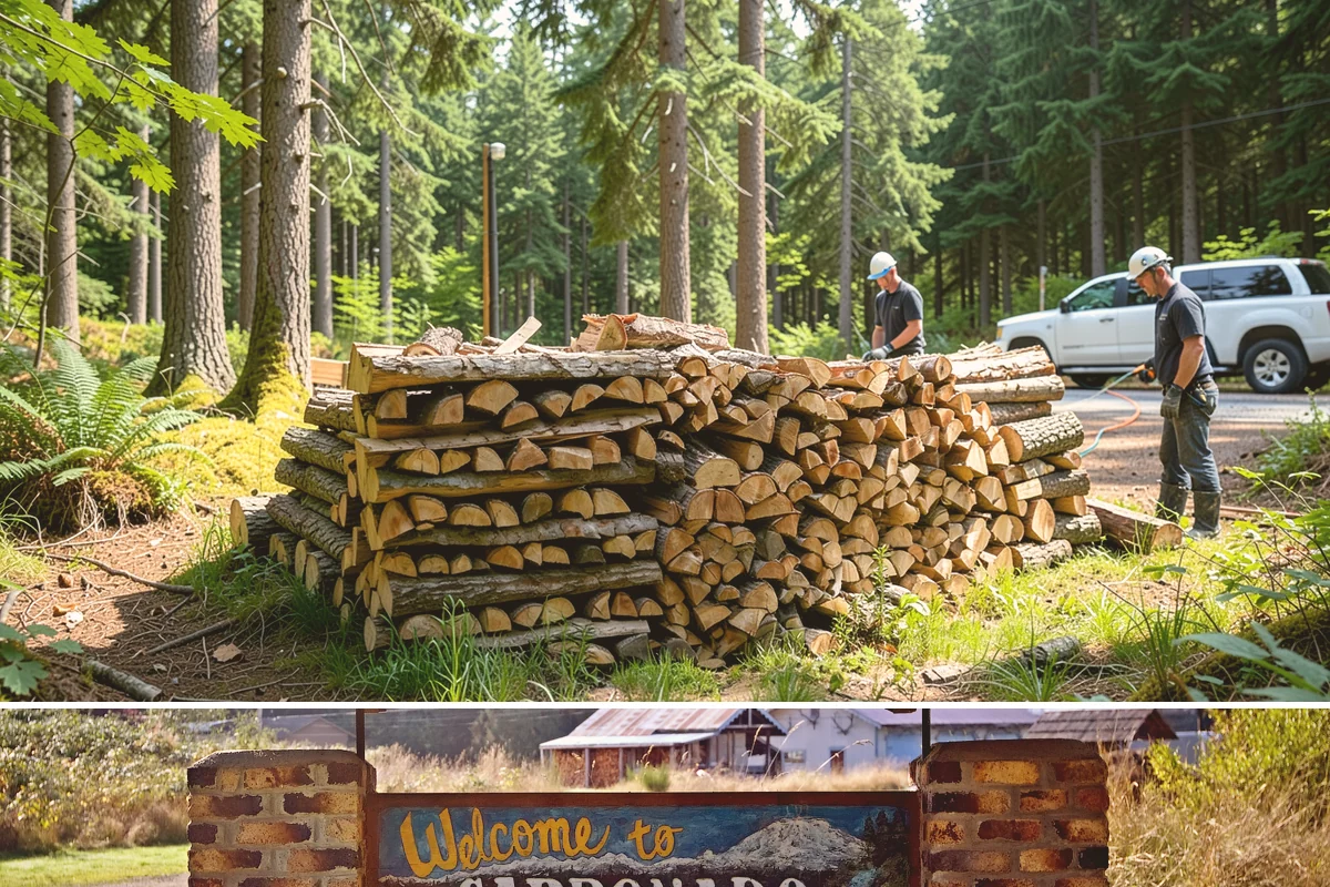 Garage Delivery in Carbonado, Pierce County, WA - A favorite through the rainy fall and winter months when dry storage matters most.