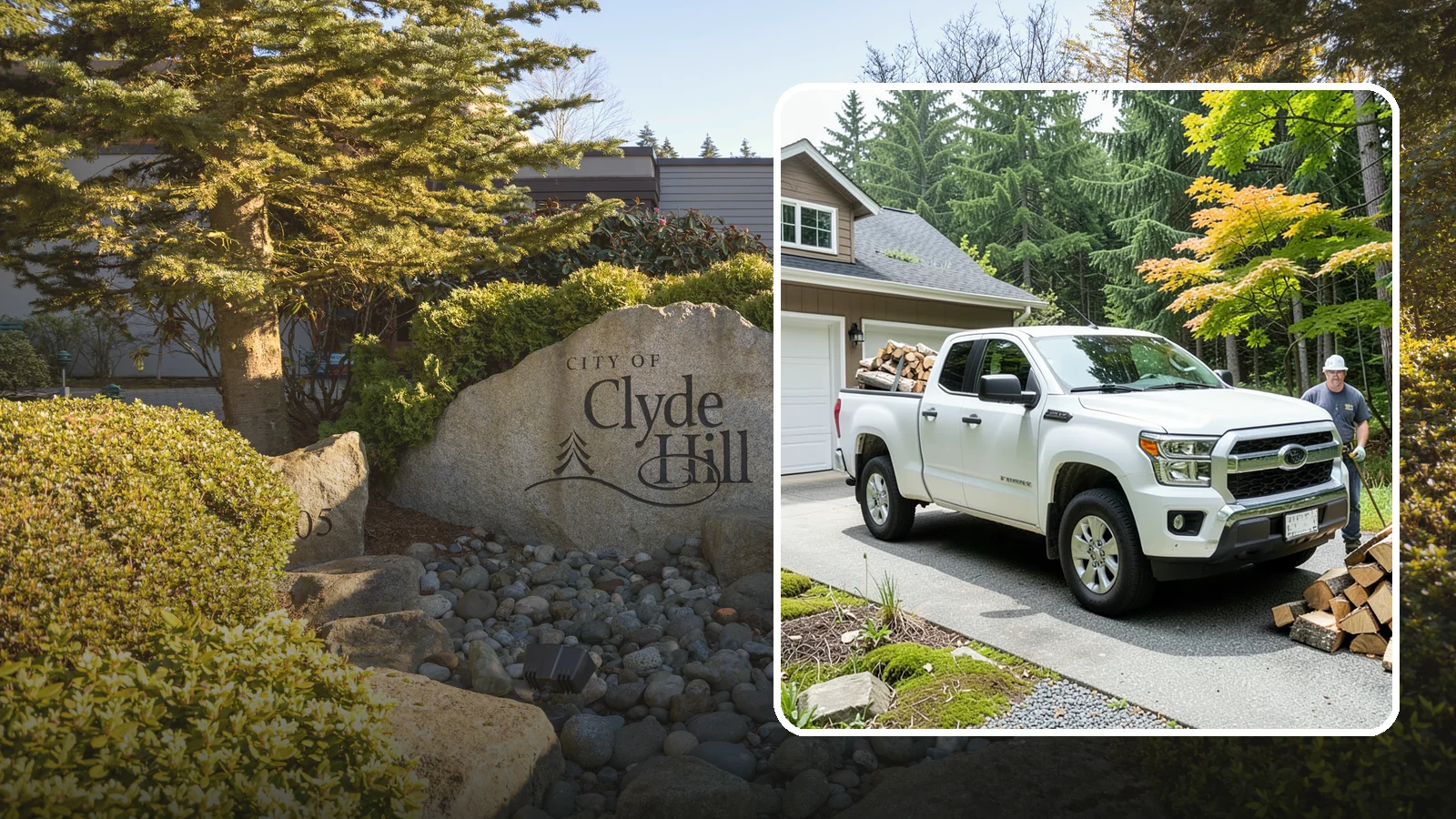 Garage Delivery in Clyde Hill, King County, WA - Firewood delivered directly into your garage to keep it dry and close at hand.