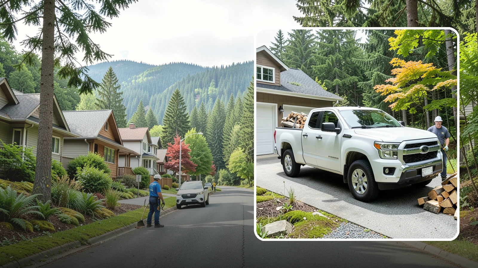 Garage Delivery in Darrington, WA - Firewood delivered directly into your garage to keep it dry and close at hand.