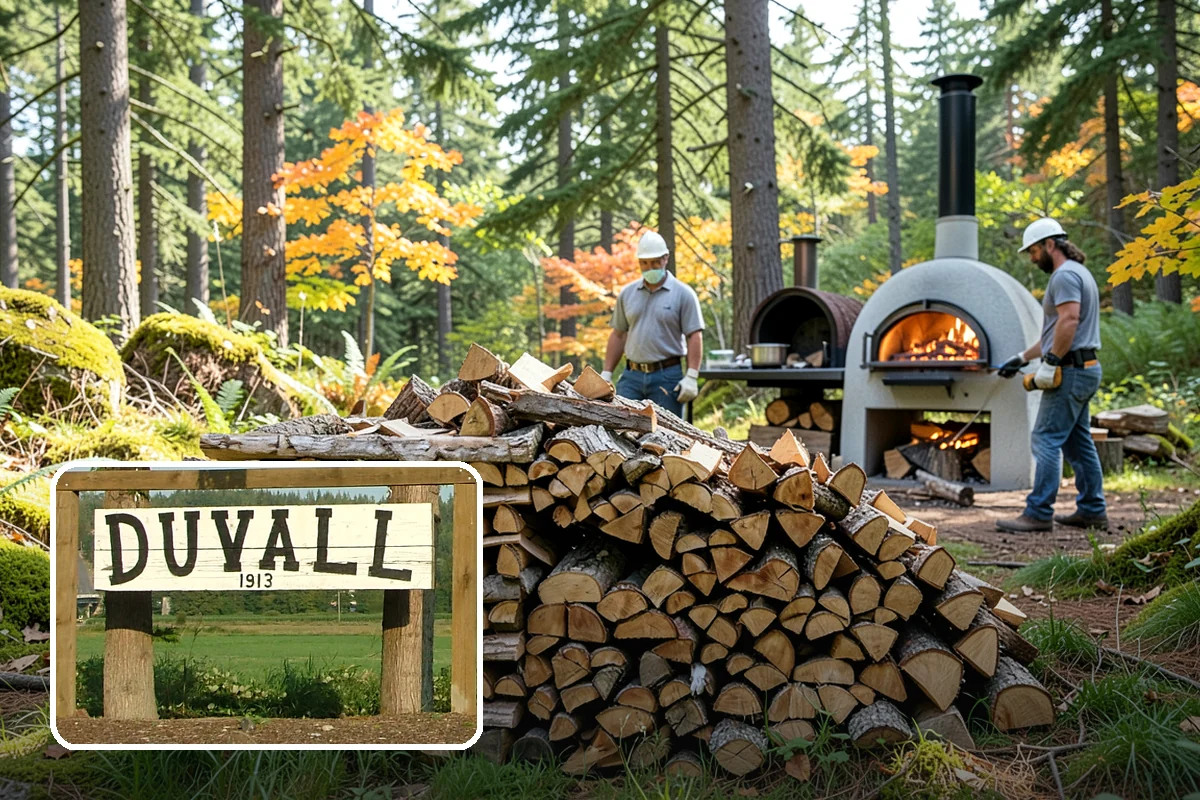 Garage Delivery in Duvall, King County, WA - Wood stays completely dry indoors