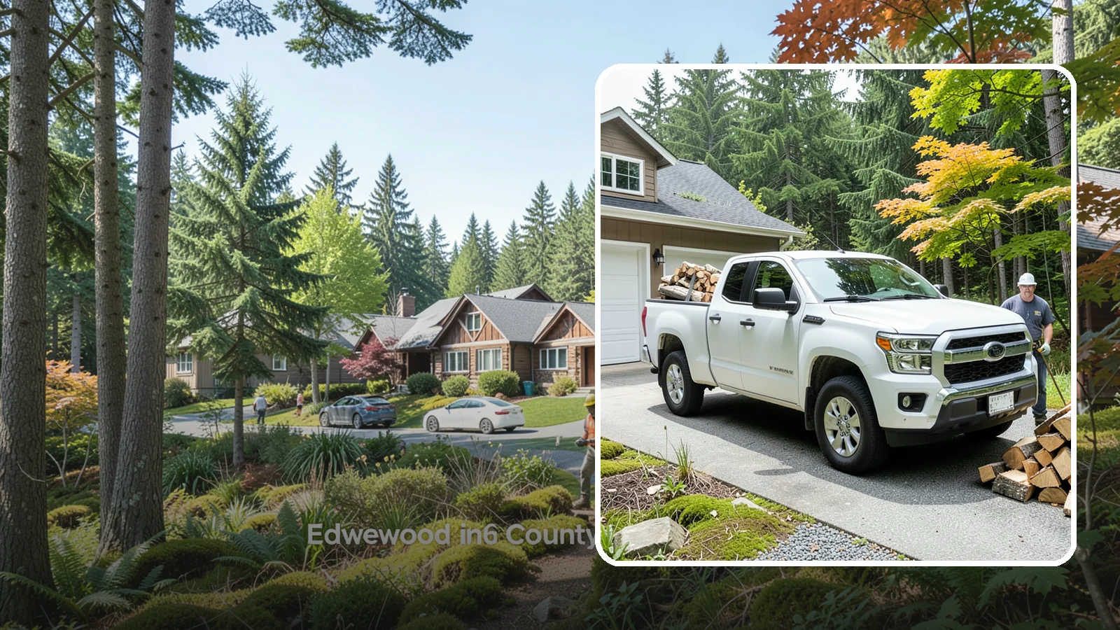 Garage Delivery in Edgewood, WA - Firewood delivered directly into your garage to keep it dry and close at hand.
