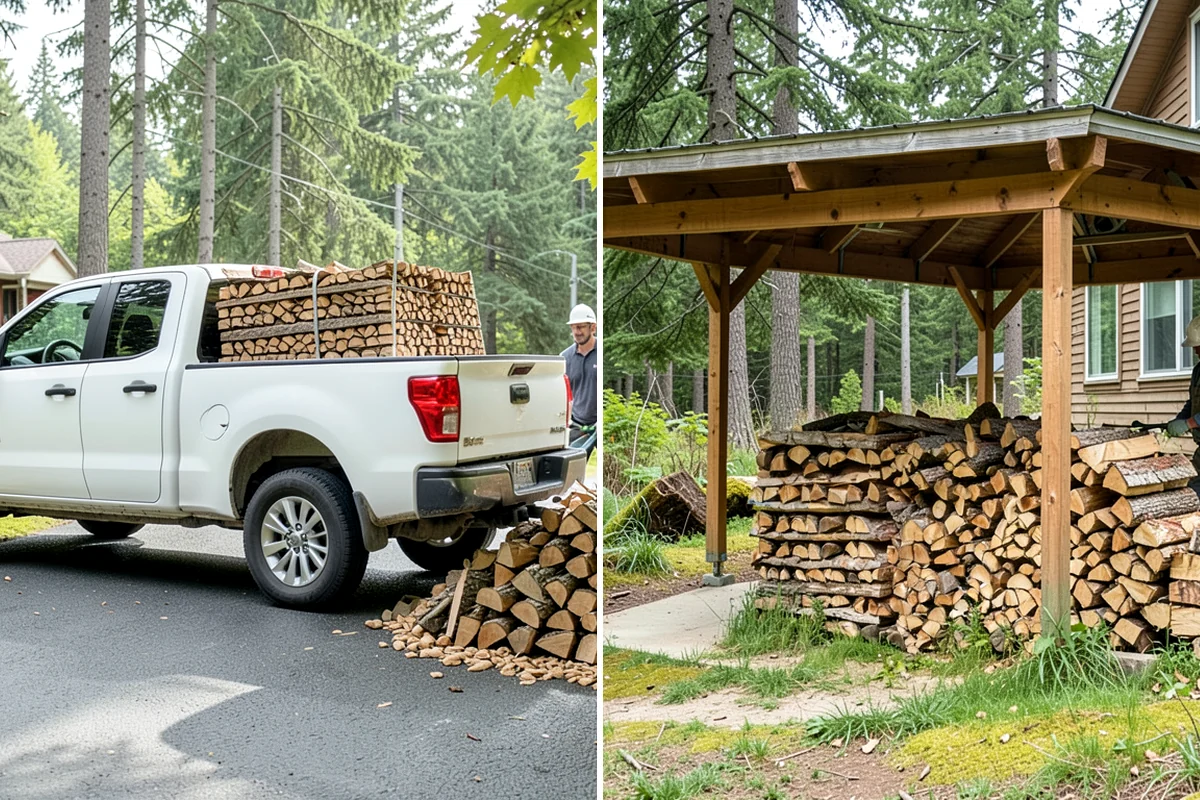 Garage Delivery in Everett, Snohomish County, WA - Clear a landing spot in the garage