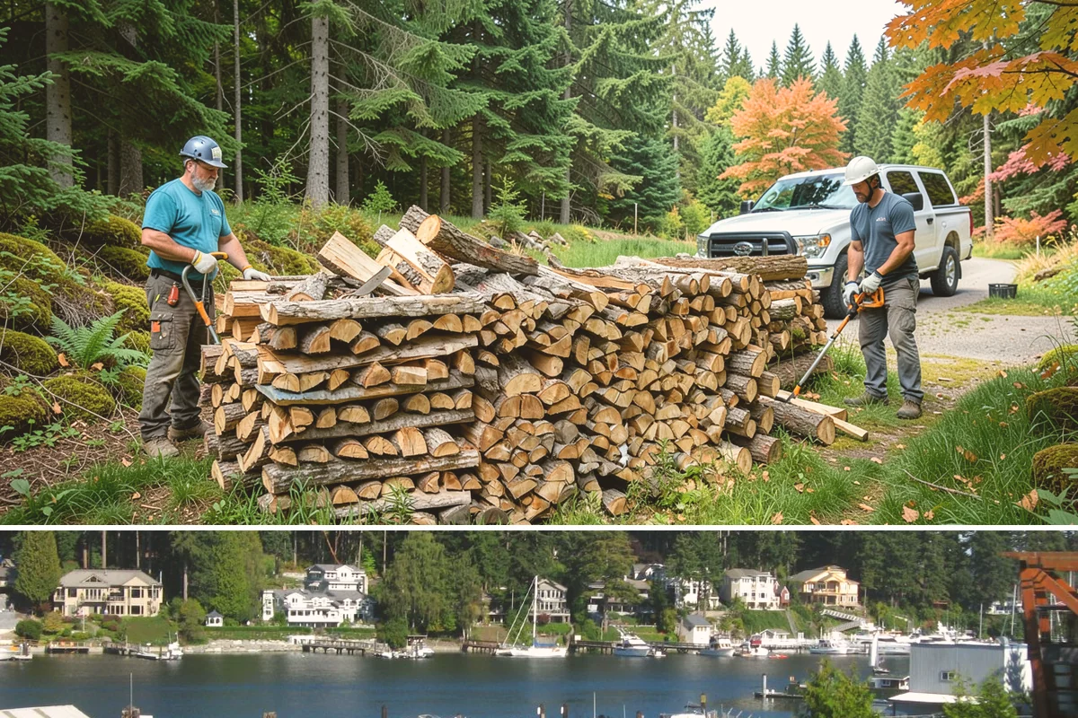 Garage Delivery in Gig Harbor, Pierce County, WA - A favorite through the rainy fall and winter months when dry storage matters most.