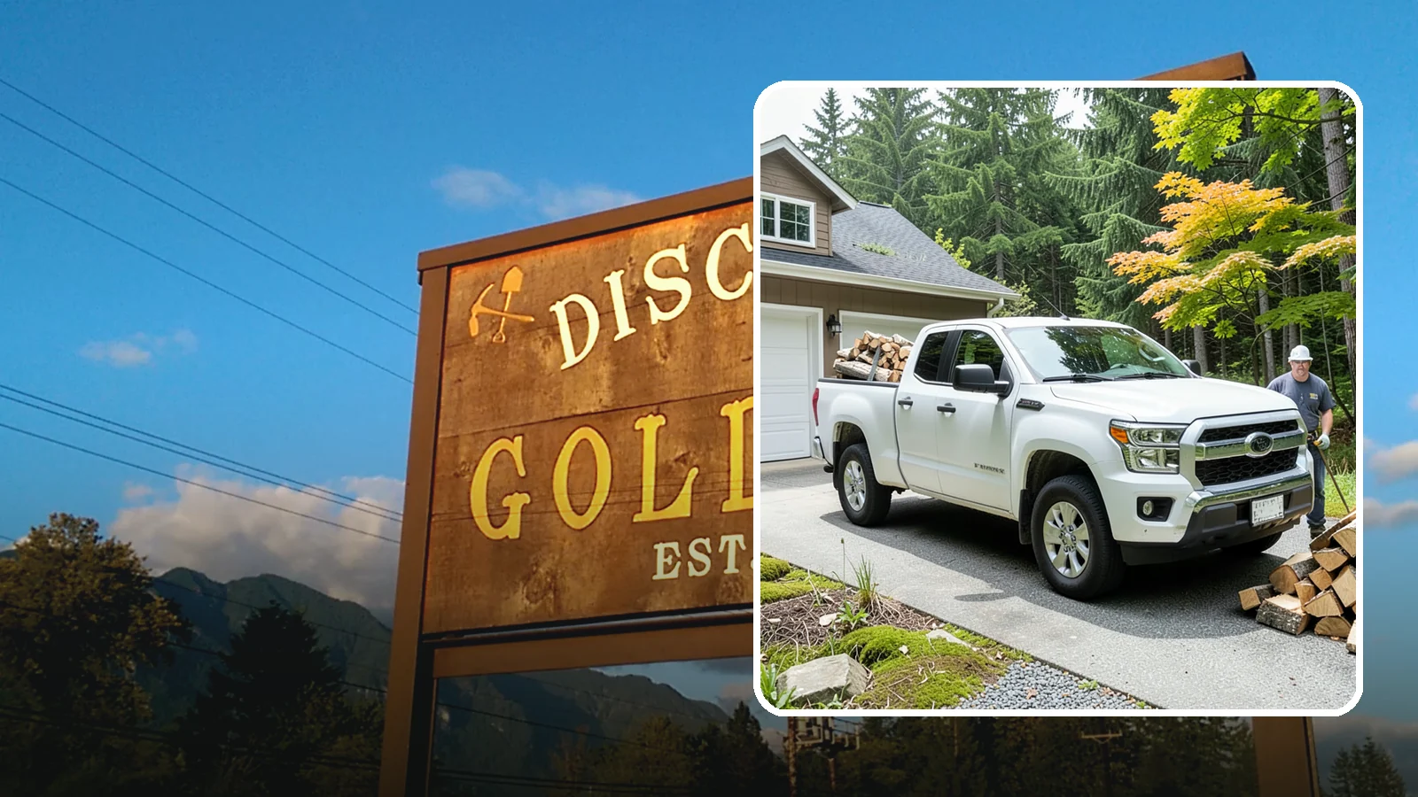 Garage Delivery in Gold Bar, Snohomish County, WA - Firewood delivered directly into your garage to keep it dry and close at hand.