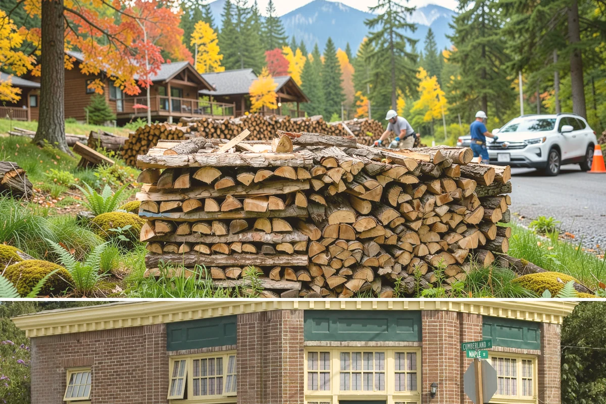 Garage Delivery in Hamilton, Skagit County, WA - A favorite through the rainy fall and winter months when dry storage matters most.