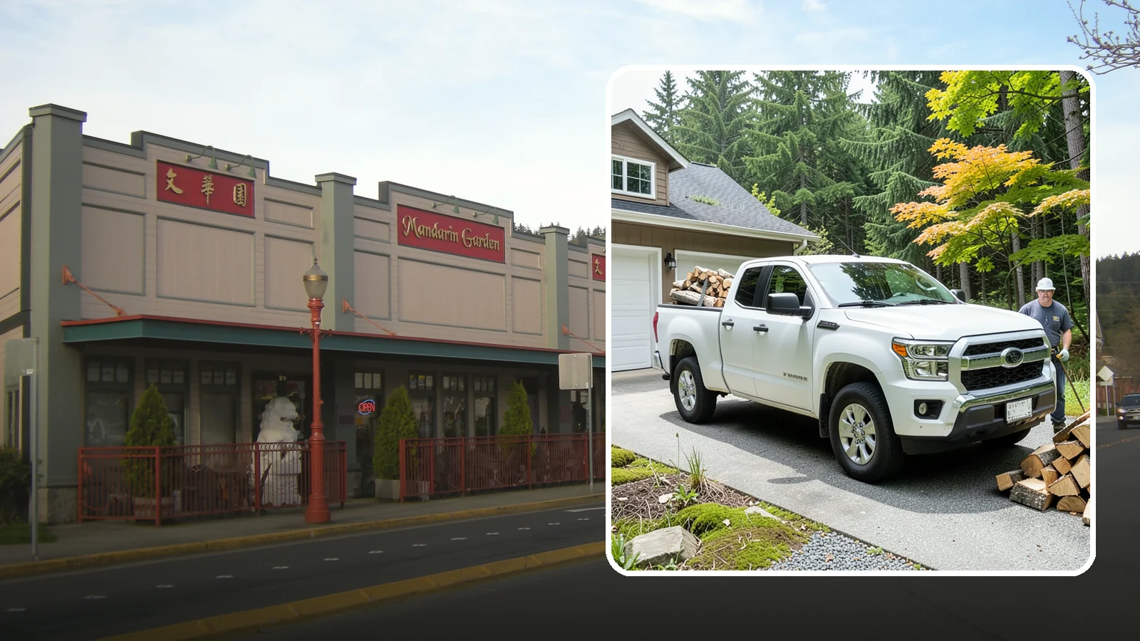 Garage Delivery in Issaquah, King County, WA - Firewood delivered directly into your garage to keep it dry and close at hand.